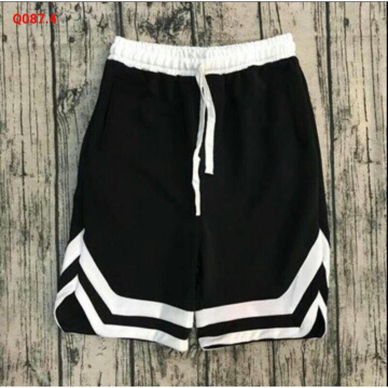 Quần thun ngắn unisex nhiều màu, vải mềm mịn thoáng mát y hình