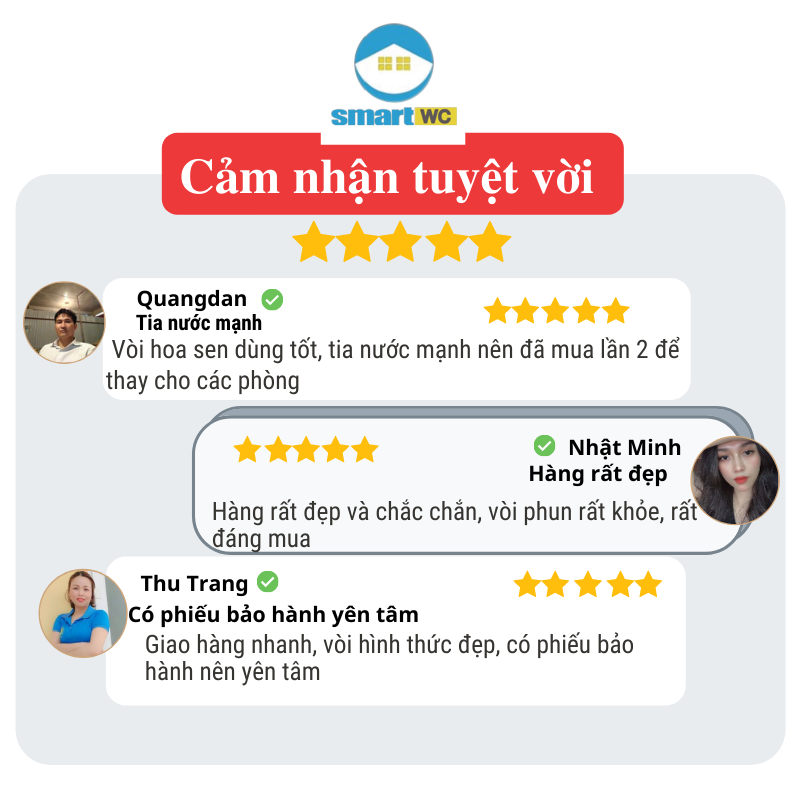 Vòi hoa sen tăng áp Luva VS4- Hàng Chính Hãng