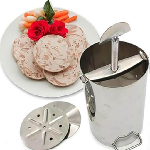 Khuôn Làm Giò Chả 1Kg Inox 304 Sáng Bóng Hàng VNCLC - GDHN Loại Tốt