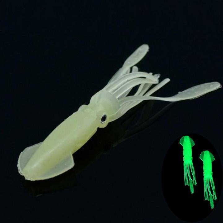 Mực Mềm Giả Mồi Câu Cá Phát Sáng Trong Bóng Tối 8 Gr - thegioidocau