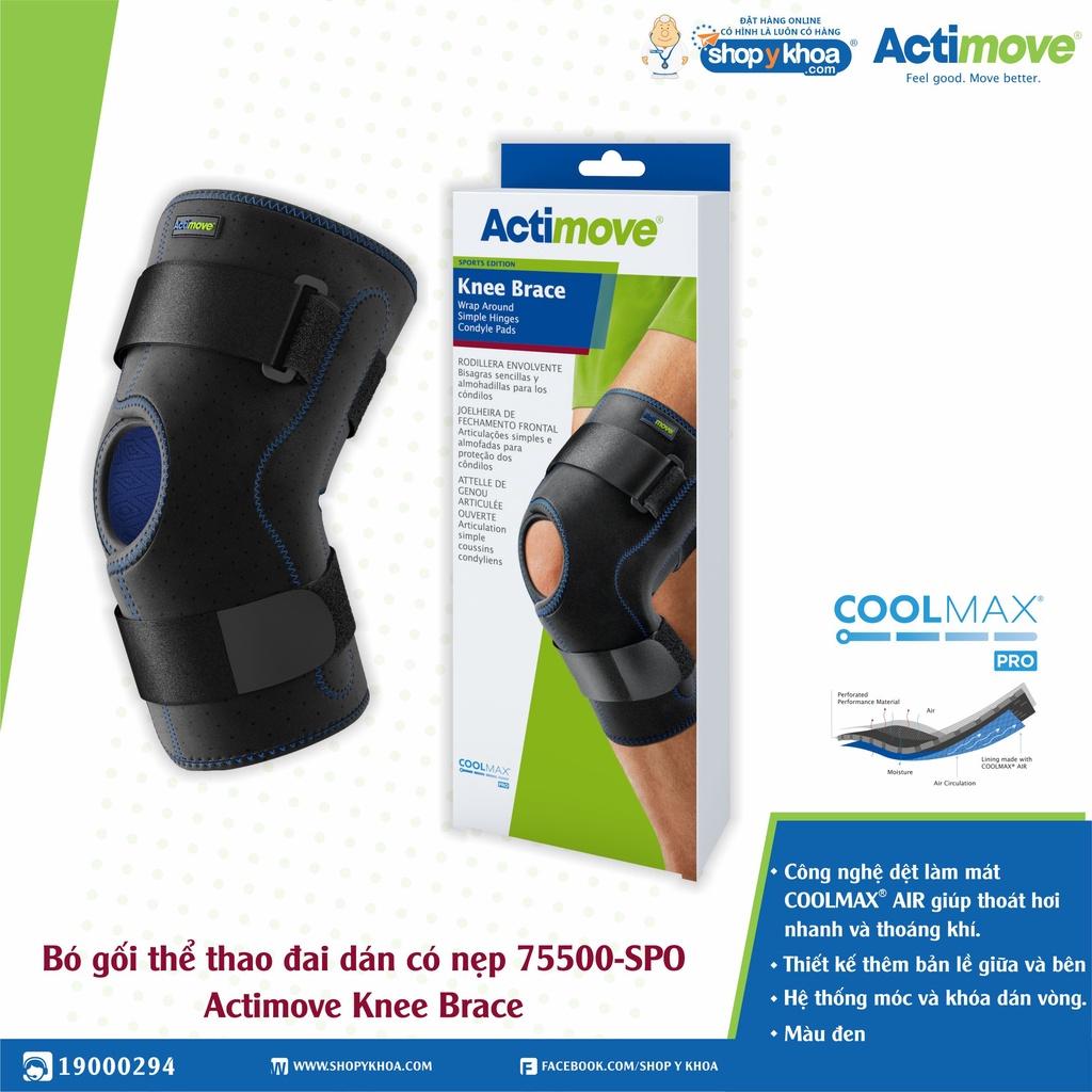 Bó gối thể thao đai dán có nẹp 75500-SPO Actimove Knee Brace