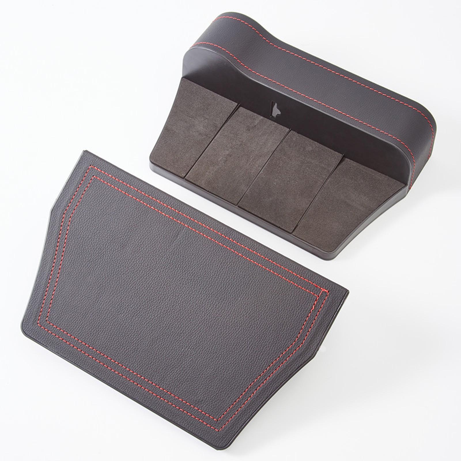 2Pc Car Seat Organizer Accessories Leak Proof Fits for Sunglasses Wallet Key