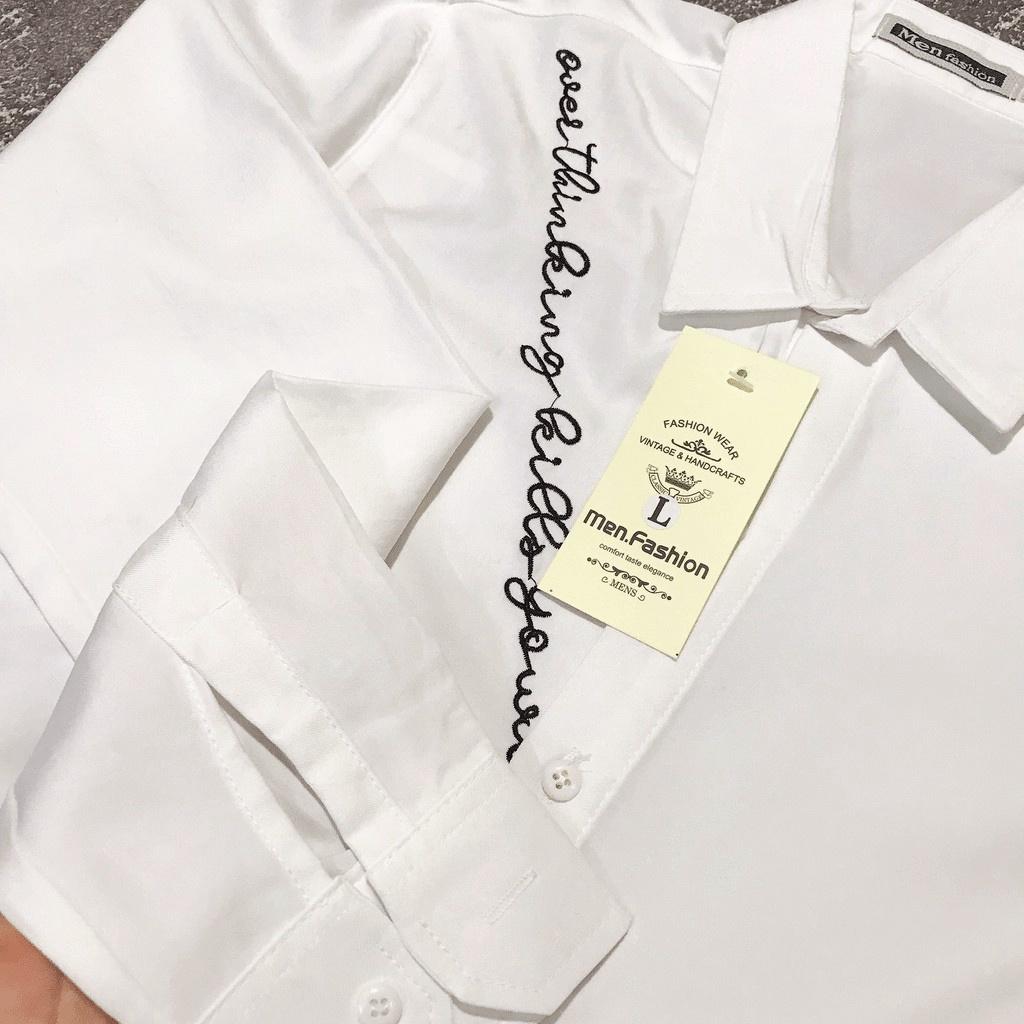 ÁO SƠ MI TRẮNG DÀI TAY NAM