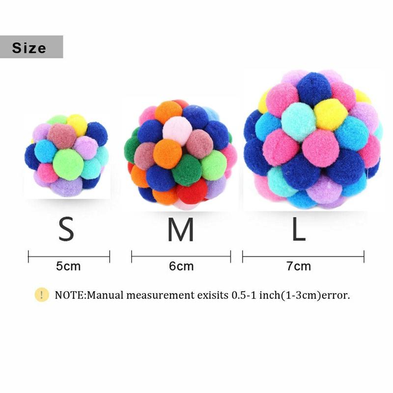 Bóng Đồ Chơi Mềm Mại Nhiều Màu Sắc Cho Thú Cưng