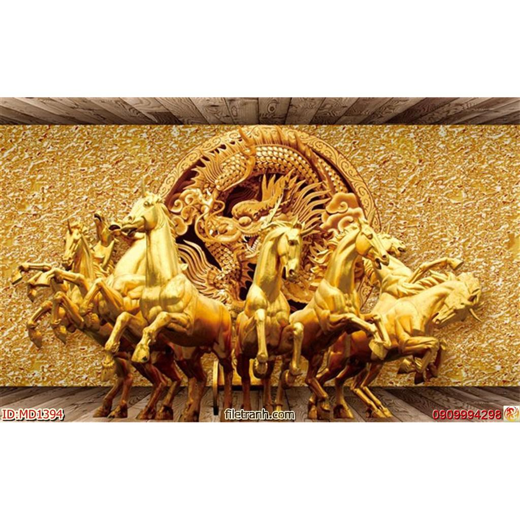 TRANH TẾT DÁN TƯỜNG 3D - MÃ ĐÁO THÀNH CÔNG