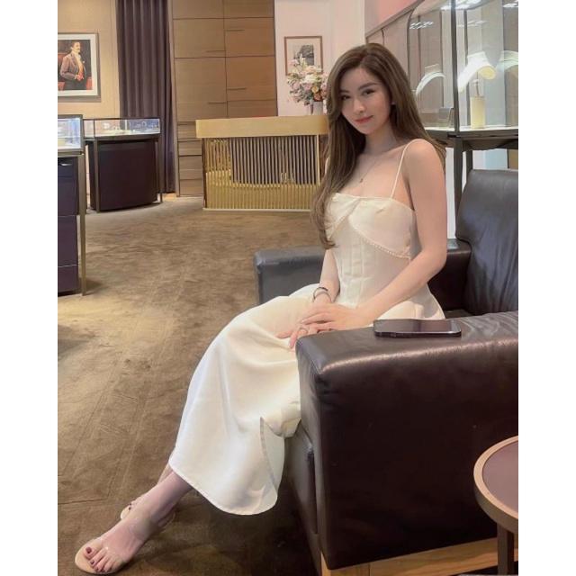ĐẦM 2 DÂY VIỀN REN DỰ TIỆC
