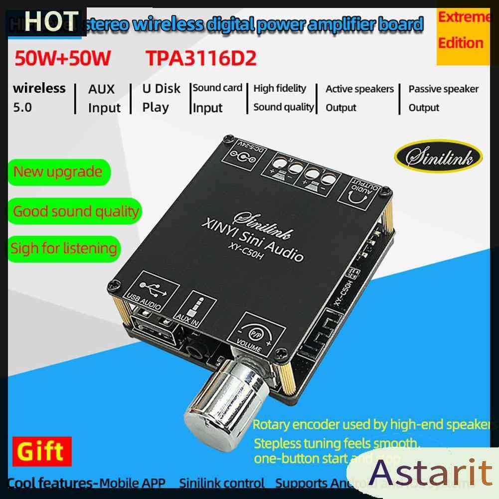 Bảng Mạch Khuếch Đại Âm Thanh Kỹ Thuật Số Không Dây XY-C50H 50Wx2 APP