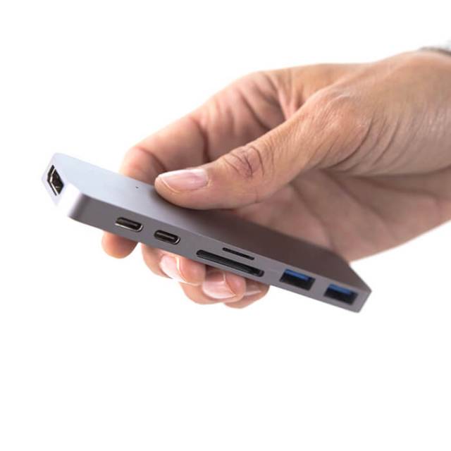 Cổng Chuyển HyperDrive DUAL USB-C Hub For MacBook Pro 13''15" 2016/2017/2018 - Hàng Chính Hãng