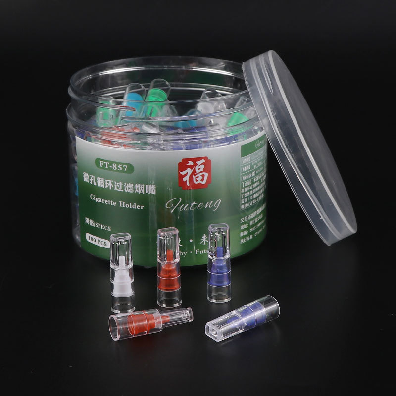 Hộp 100 đầu tẩu thuốc nhựa dẻo bảo vệ sức khỏe Hewang