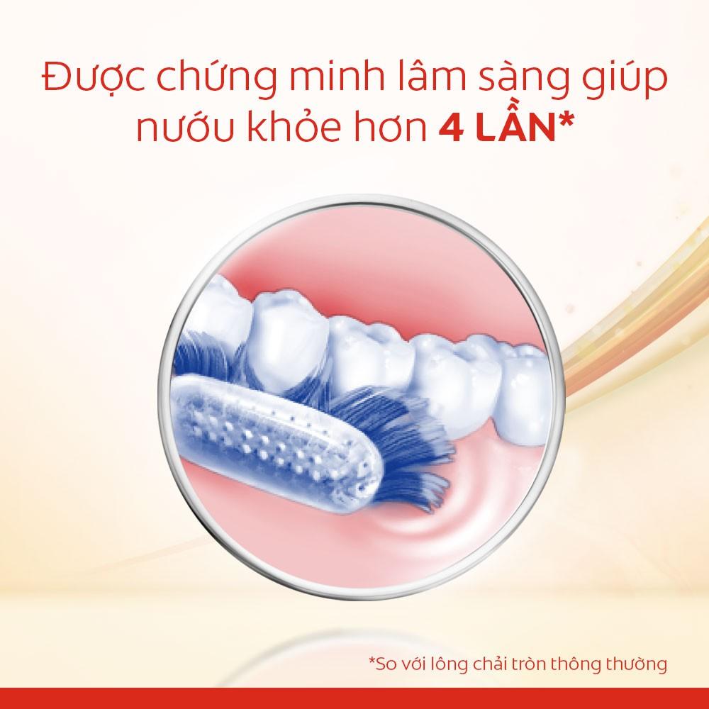 Bàn chải đánh răng Colgate ngăn chảy máu nướu SlimSoft Advanced từ khoáng núi lửa siêu mềm mảnh (Màu ngẫu nhiên)