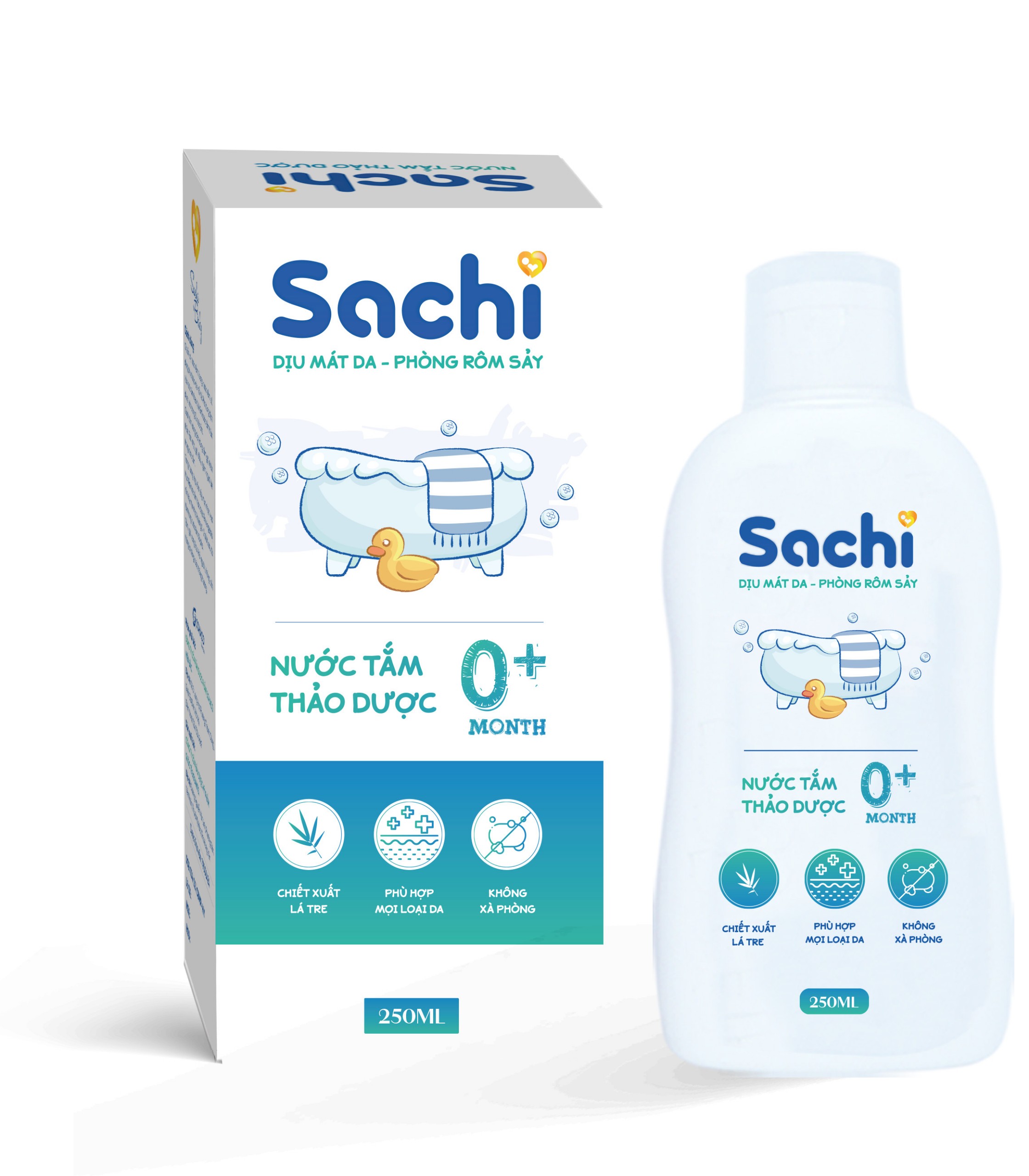 Nước tắm thảo dược SACHI 250ml