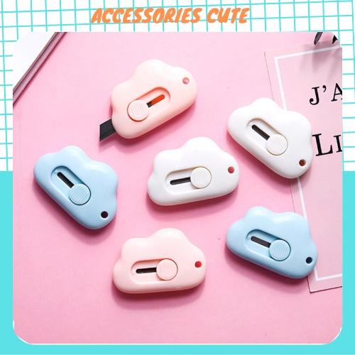 Dao Rọc Giấy Mini, Nhỏ Xinh Hình Đám Mây Cute Dễ Thương LA02