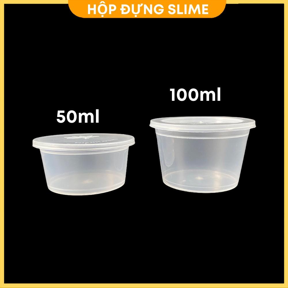 Hộp đựng slime và carmen đủ các kích cỡ (Hộp size S, M