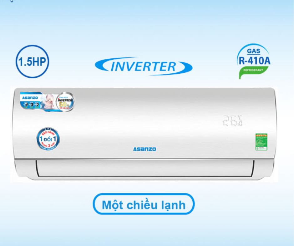 Máy lạnh Asanzo K35KT2 1.5 HP Inverter - Hàng chính hãng