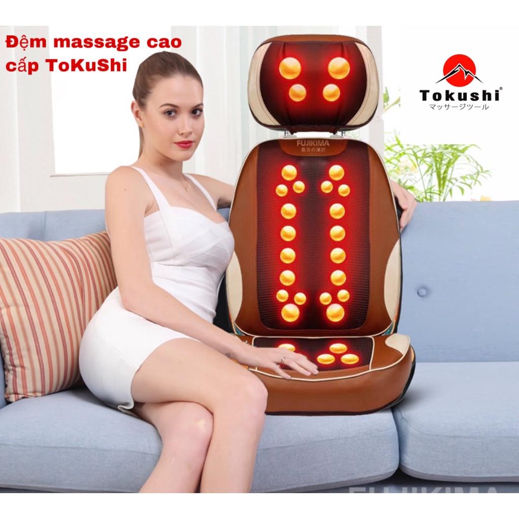 ĐỆM MASSAGE HỒNG NGOẠI TOÀN THÂN TOKUSHI