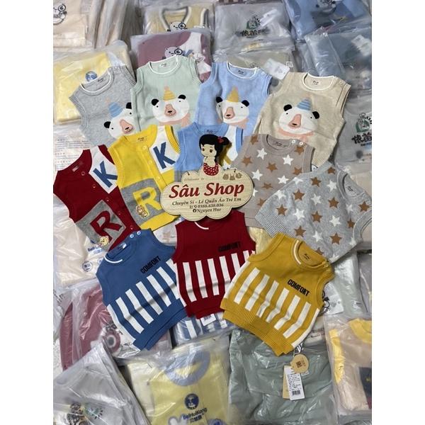 Áo len gile mềm mịn cho bé