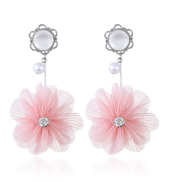 Bông tai ngọc trai hoa