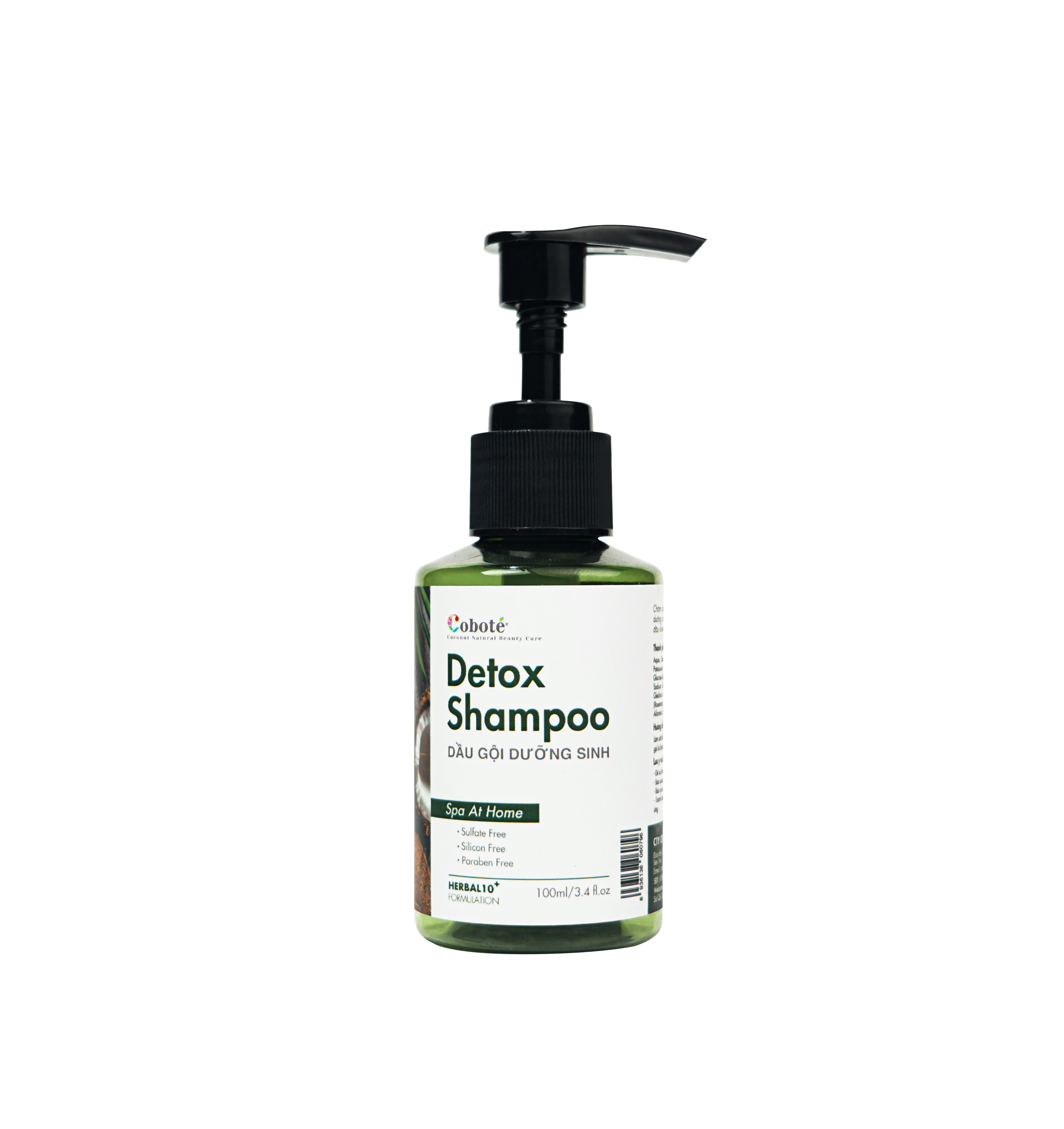 Dầu gội dưỡng sinh Coboté - Detox Shampoo 480ml