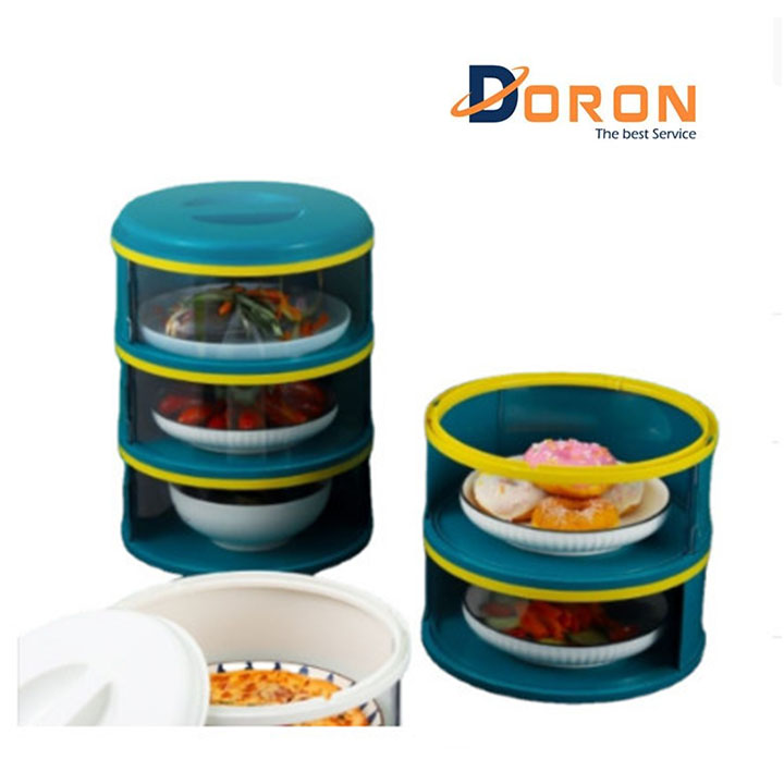 Lồng Bàn Đựng Thức Ăn DORON 5 Tầng Có Thể Tháo Rời- Hàng Nhập Khẩu