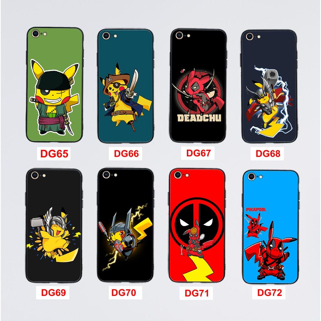 Ốp Lưng Dành Cho Iphone 6/6s -6/6splus- 7/8 In Hình Siêu Anh Hùng Pikachu Siêu Ngầu - Cute