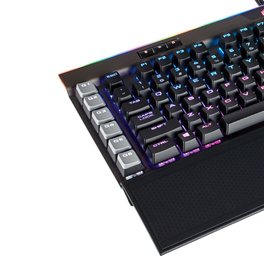 Bàn Phím Cơ Gaming Có Dây CORSAIR K95 Platinum RGB Gunmental MX Speed CH-9127114-NA - Hàng Chính Hãng