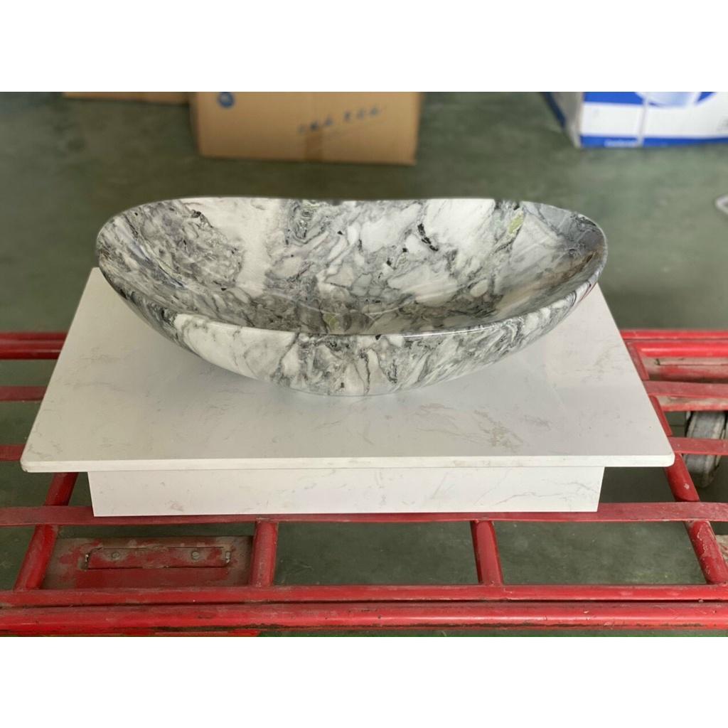 LAVABO HÌNH THỎI VÂN ĐÁ