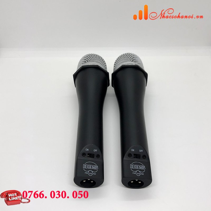 Micro BBS B8 - Có Dây - Mic Karaoke Rẻ Mà Chất - Hàng Chính Hãng