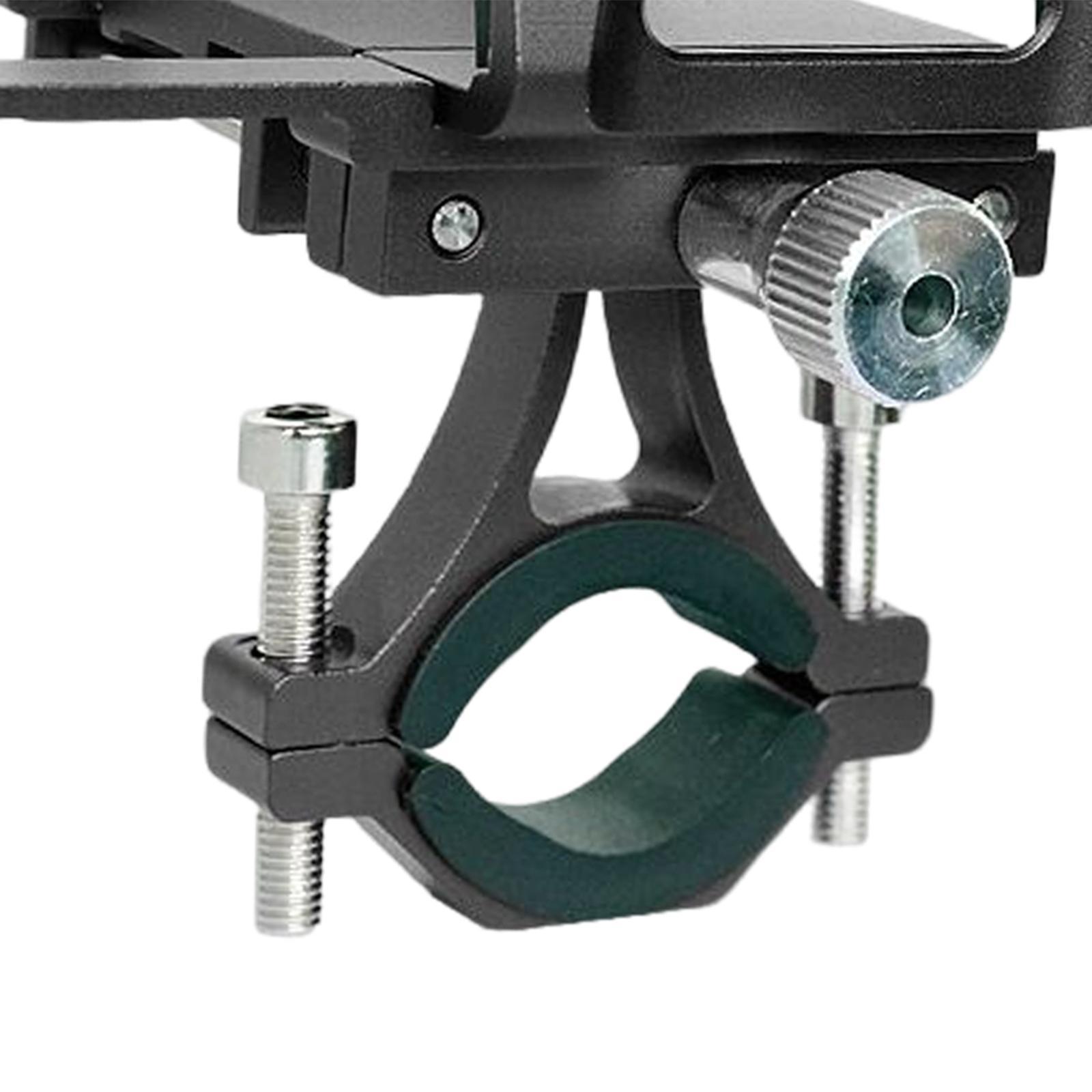 Bike Phone Mount Motorcycle Handlebar Phone Mount Clamp Stand Scooter Black