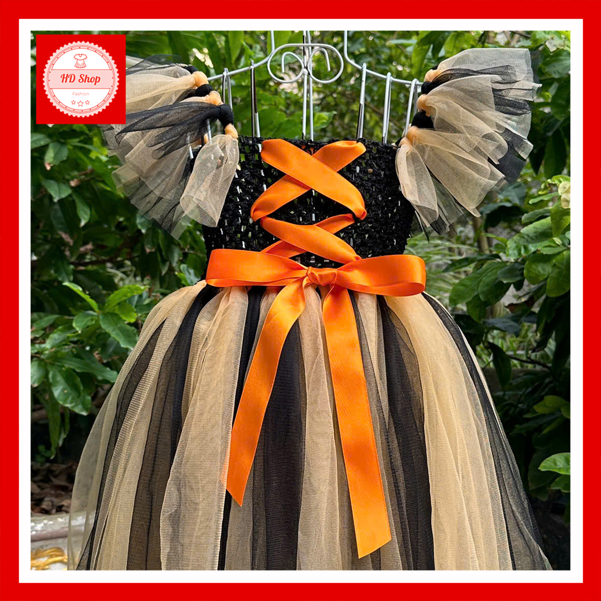 Đầm Halloween dễ thương cho bé gái