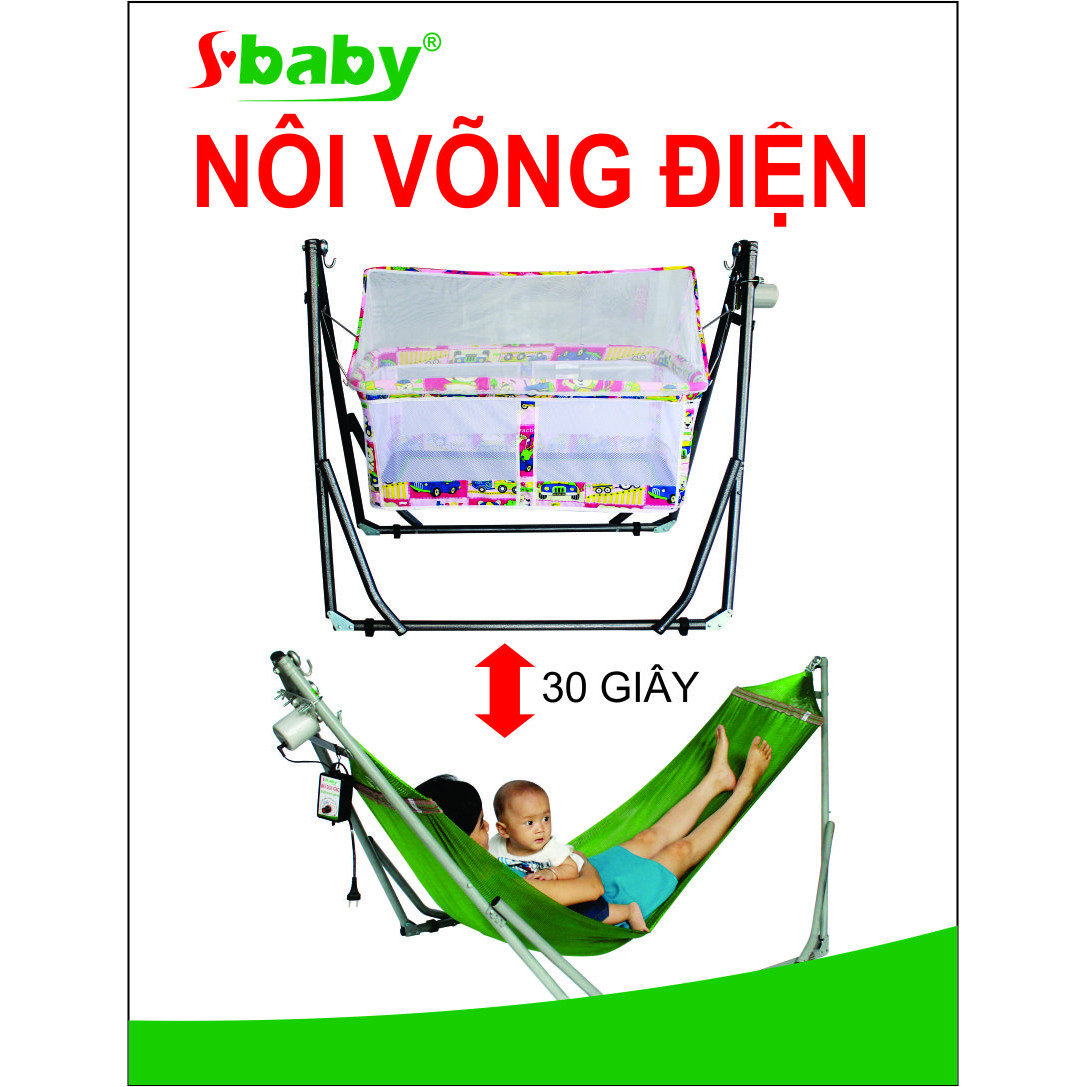 Nôi võng điện Sbaby NV15