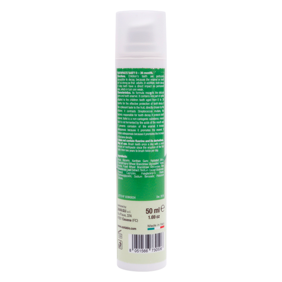 Gel Đánh Răng Vị Táo Organic Toothpaste Apple Azeta Bio GDR002