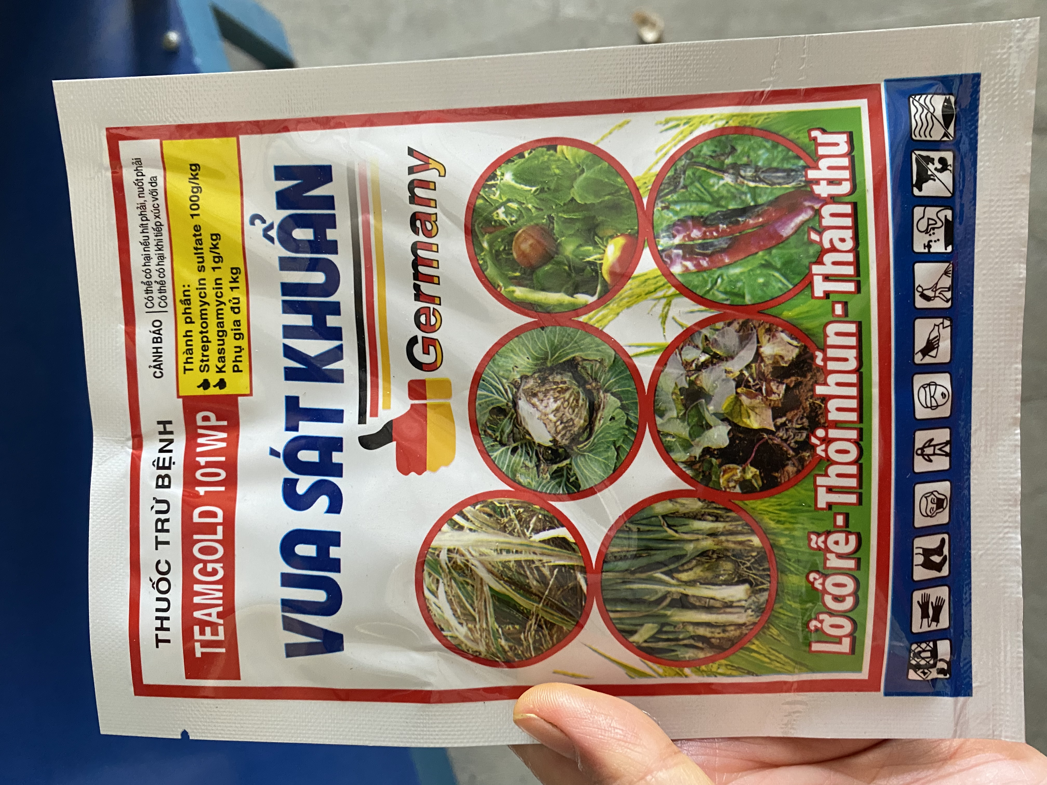 Vua Sát Khuẩn - Trừ lở cổ rễ, thán thư, Thối nhũn, bạc lá , cháy bìa lá