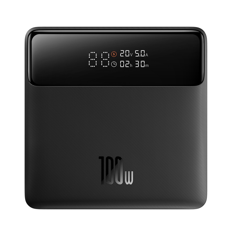 Sạc Dự Phòng OS-Baseus Blade Power Digital Display Fast Charging Power Bank HD Edition 20000mAh 100W Black