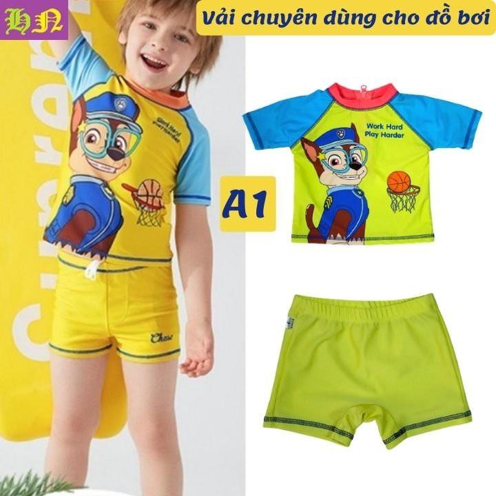 Đồ bơi cho bé trai - gái hình chó cứu hộ 11-40kg - độ co giãn cực tốt - đồ bơi 2 mảnh - HN.Store1115