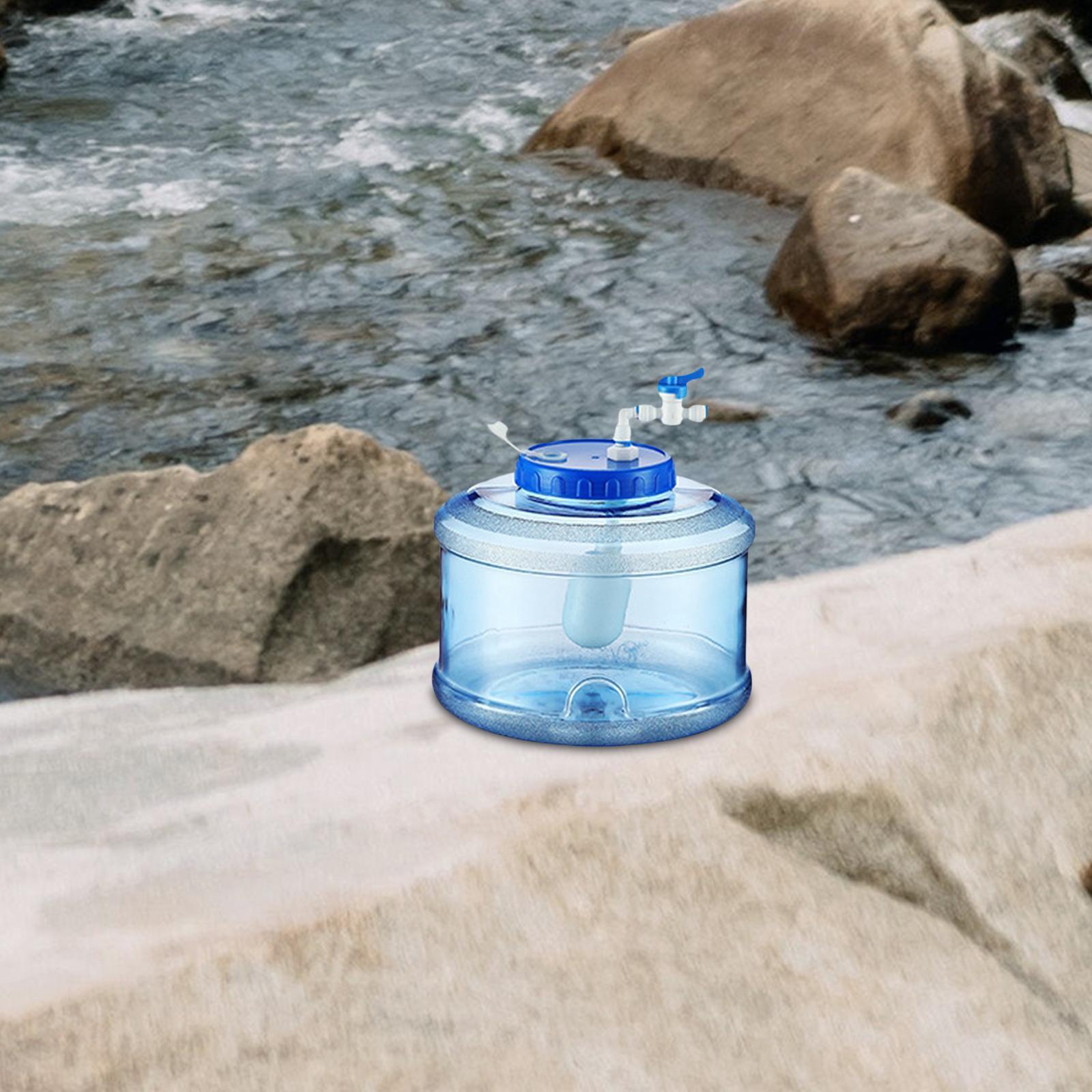 Water Container Water Jug with Floating Ball Portable with Handle Water Tank Water Bottle Carrier Water Storage for Camping