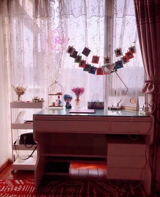 Kệ đựng đồ đa năng 4 tầng nhựa ABS có bánh xe di chuyển