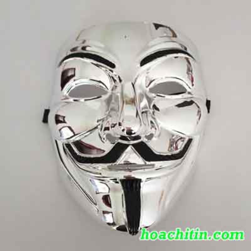 Mặt Nạ Hacker Guy Fawkes Hóa Trang Dự Tiệc Hàng Chất Lượng