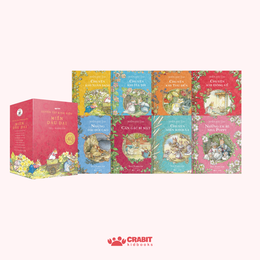 Sách - Miền Dâu Dại Bản Đặc Biệt - 8 cuốn Box Đỏ - Crabit Kidbooks -