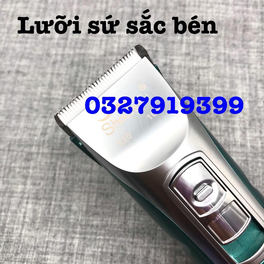 Tông đơ cắt tóc cao cấp S20 công suất 10W - tăng tốc