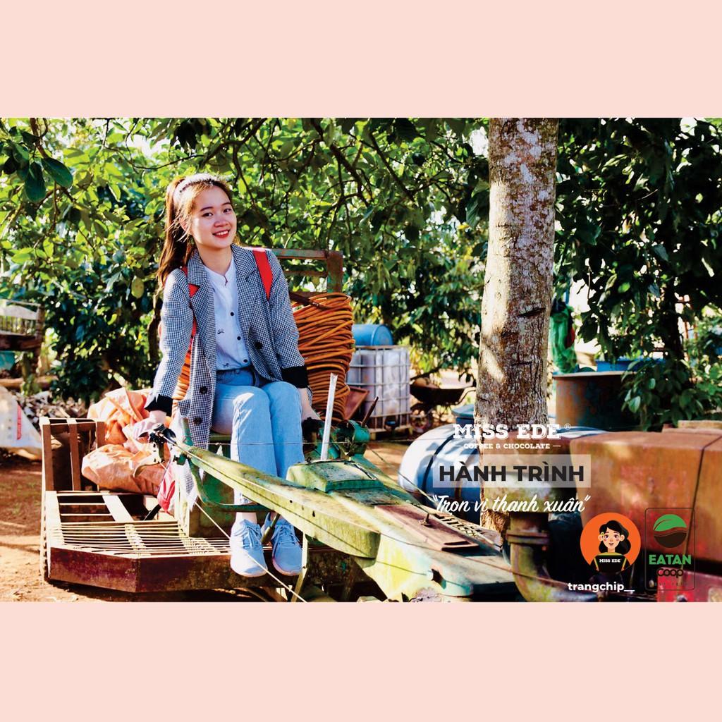 Cà phê hoà tan Đen đá MISS EDE - 240g: 15 x 16 g (có đường) - Siêu mạnh với tỷ lệ cà phê hoà tan tới 35%