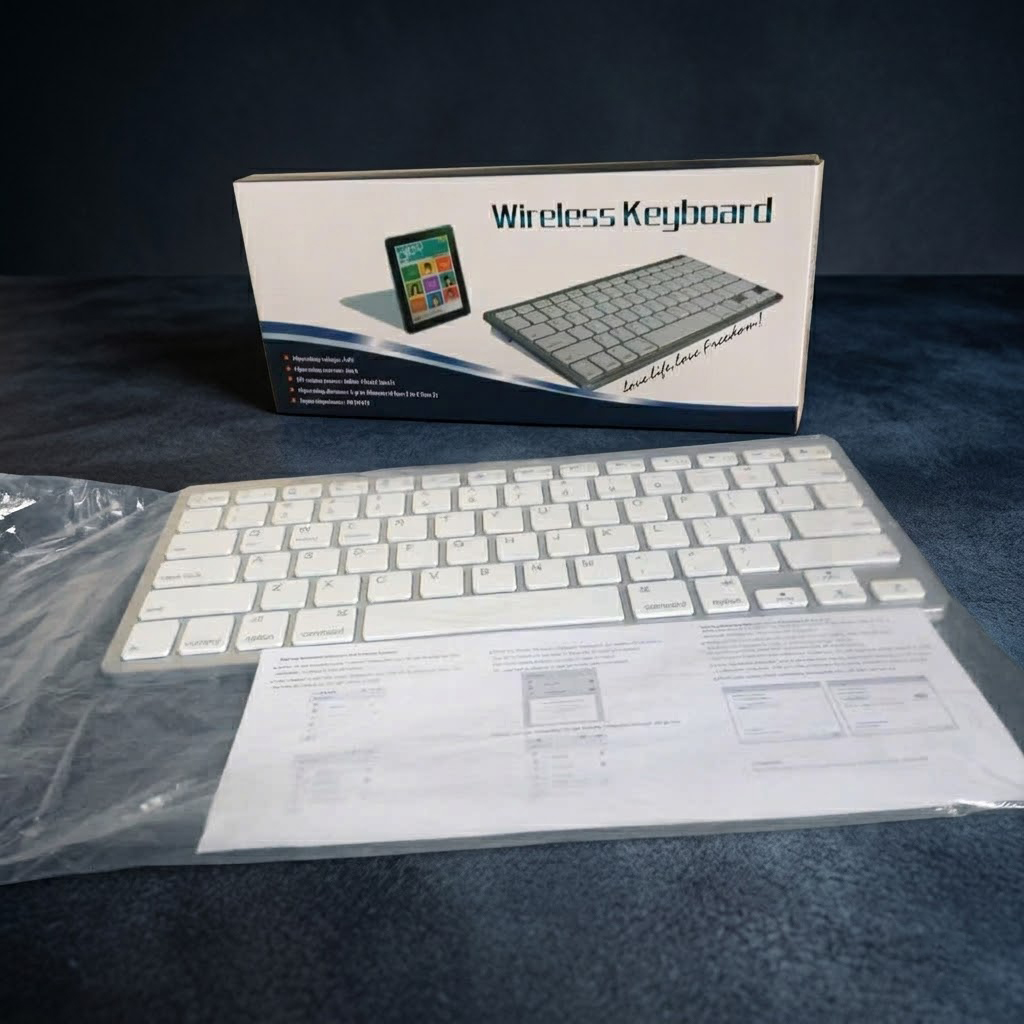 Bàn Phím mini Bluetooth Không Dây nhỏ gọn cho laptop, ipad, điện thoại tivi thông minh - HÀNG CHÍNH HÃNG