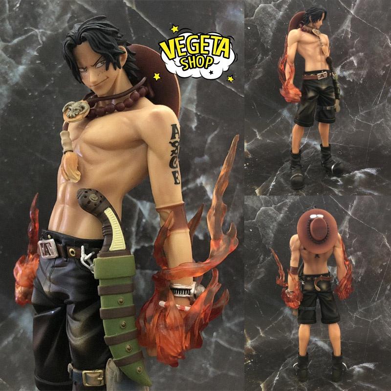 Mô hình One Piece - Ace - Postgas D. Ace hiệu ứng lửa cực to nét đẹp cầm nặng tay giá cực rẻ - Fullbox - Cao 26cm