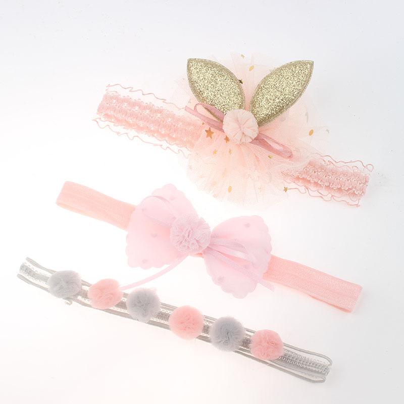 Băng Đô Đính Hoa Phong Cách Hàn Quốc Cho Bé Gái