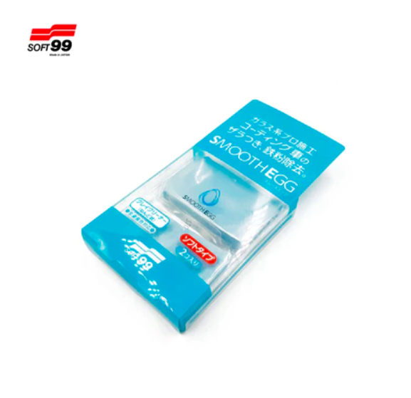 Đất sét tẩy bụi sơn, làm sạch xe ô tô Soft99 Smooth Egg Clay Bar W-513 100g - 2 cái/gói