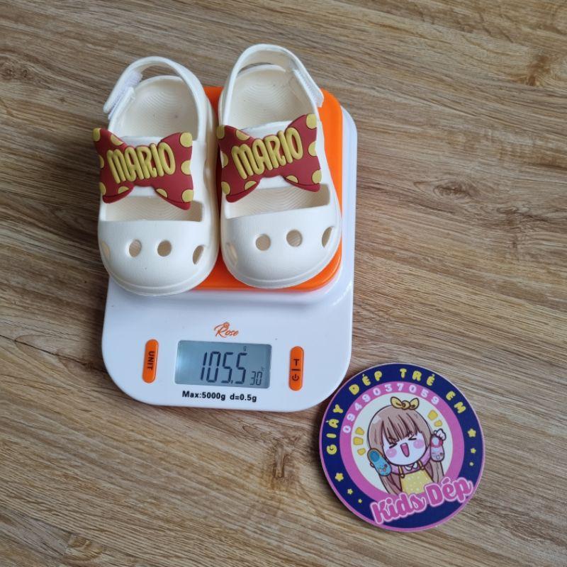 Giày Sandal quai dán Cheerful Mario mẫu mới 2021 cho bé trai gái 1-5 tuổi