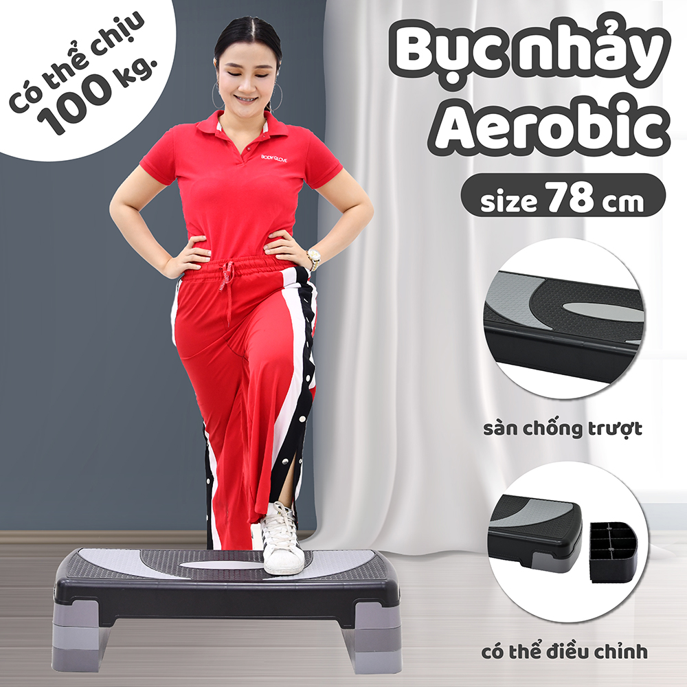BG Bục dậm nhảy tập aerobic step size 78cm giảm cân toàn thân hiệu quả  mới 2020 (hàng nhập khẩu)