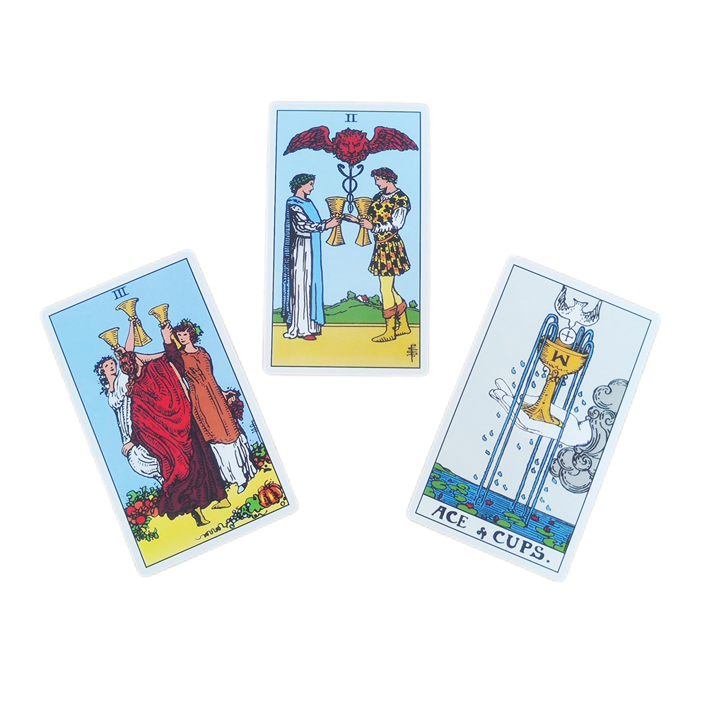 Bộ bài Classic Card Tarot 78 lá bài 7x12 Cm tặng đá thanh tẩy