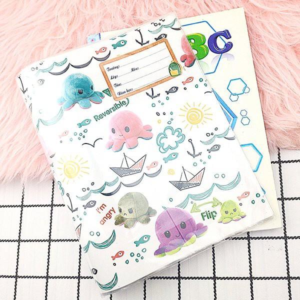 Combo 10 bao vở, bao tập kính đẹp mẫu ngẫu nhiên