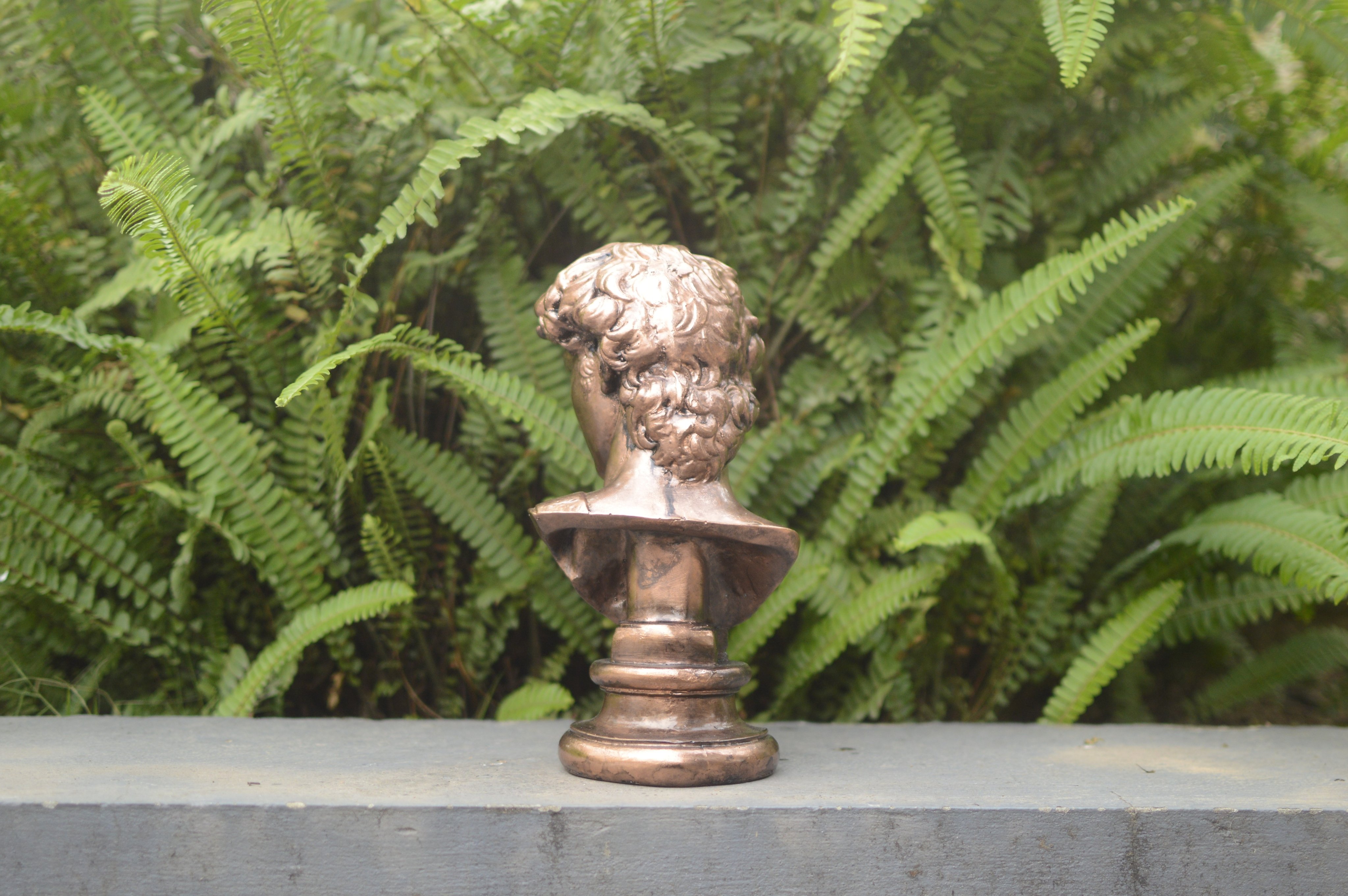Đầu Tượng Chân Dung David Phong Cách Châu Âu - Hy Lạp - La Mã cổ đại cao 26 cm