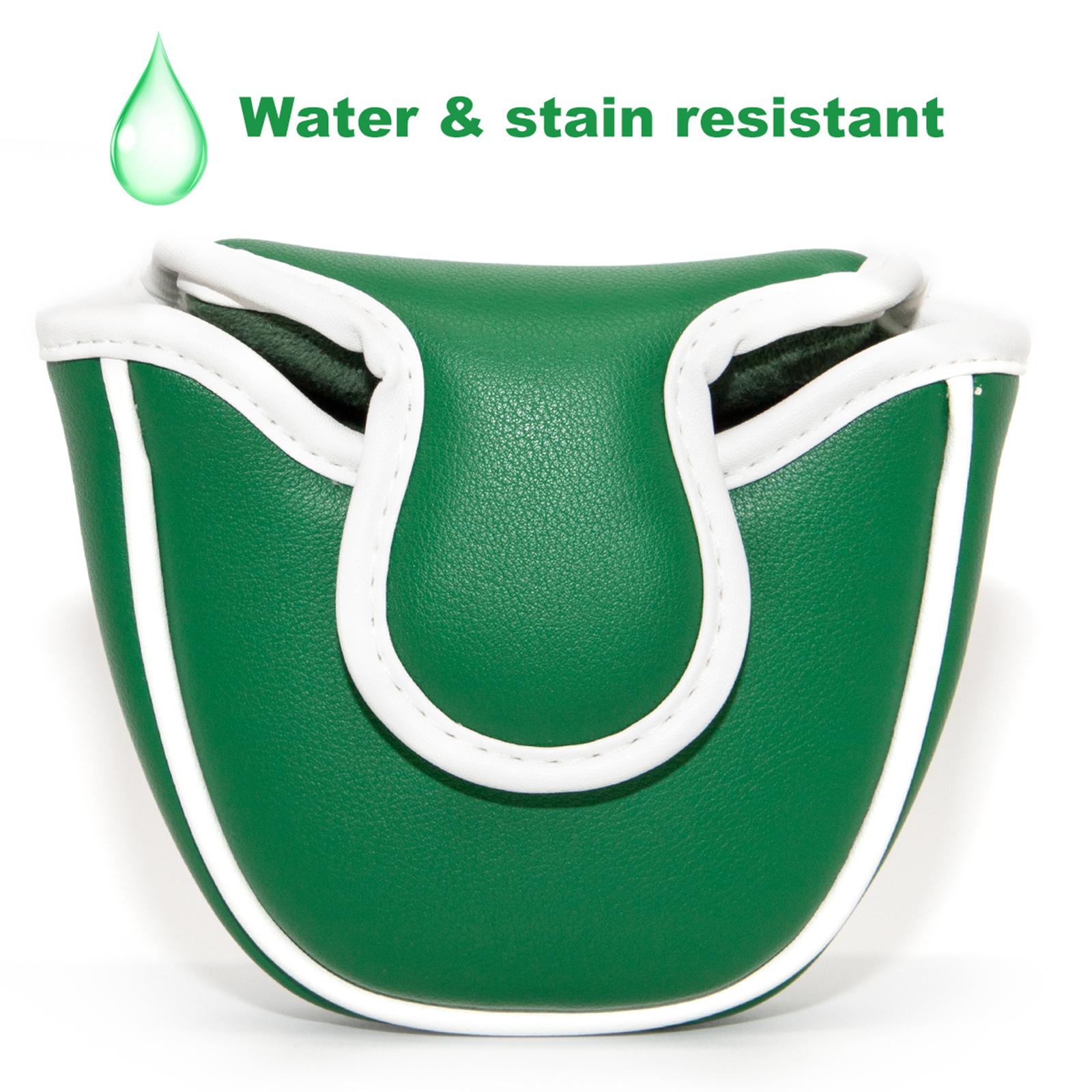 Durable Golf Mallet Putter Cover Club Head Cover Sleeve Magnetic Closure